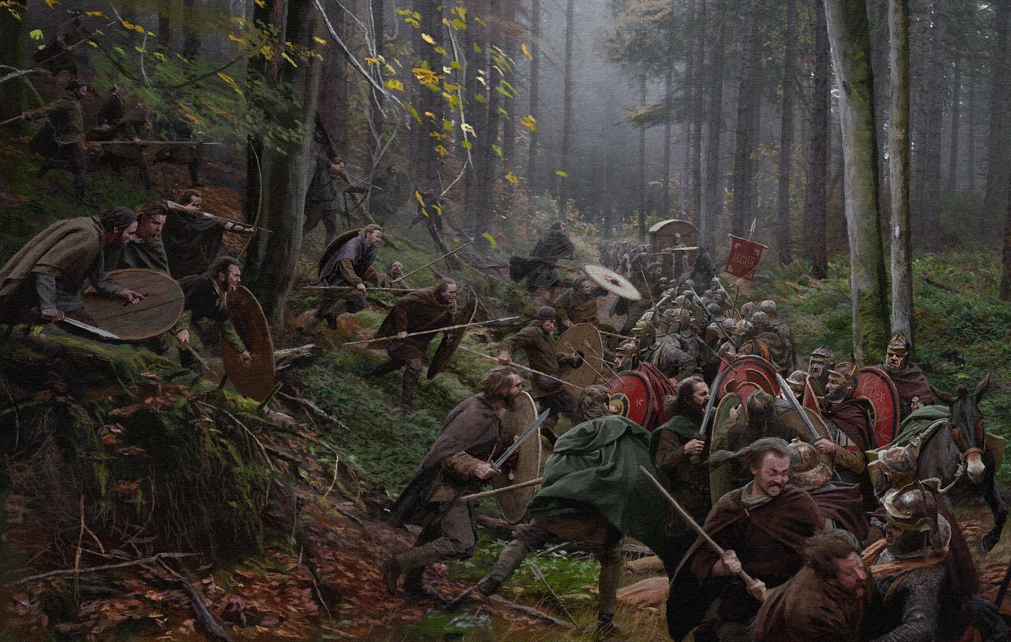 Battle of Baduhenna AD 28